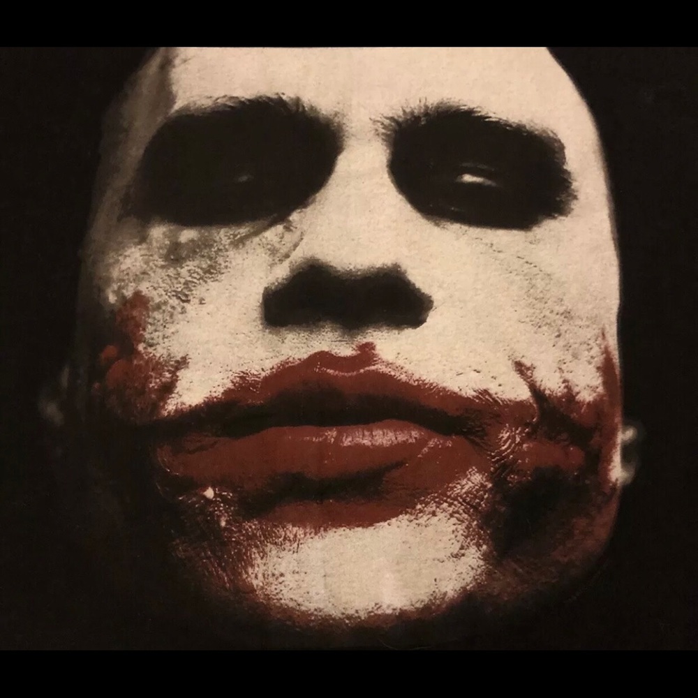 VTG '08 Dark Knight Joker Batman Movie Promo Tee